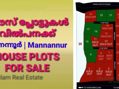 Residential plots for sale at Mannannur